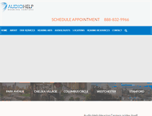 Tablet Screenshot of myhearingexpert.com